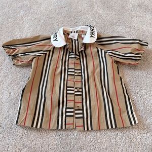 Little girls AUTHENTIC Burberry top